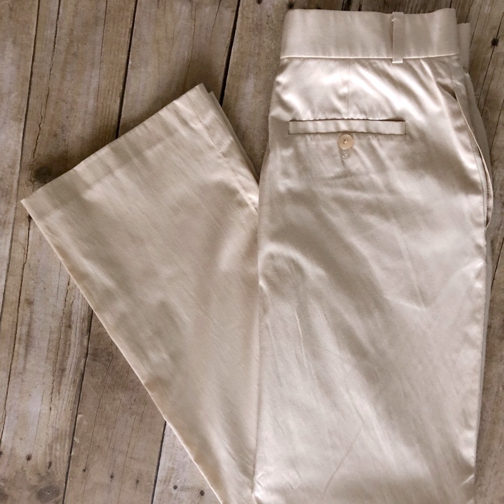 RALPH LAUREN GOLF PANTS. CREAM/ECRU, Size 4